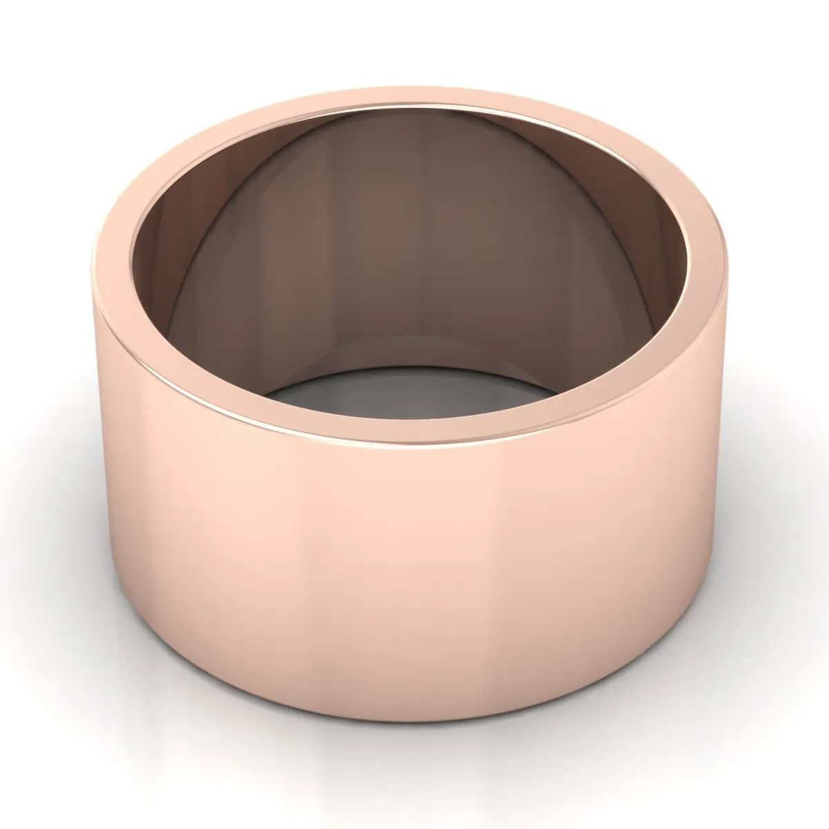 12.0 mm Plain Wedding Band in 14KT, 18KT & Platinum