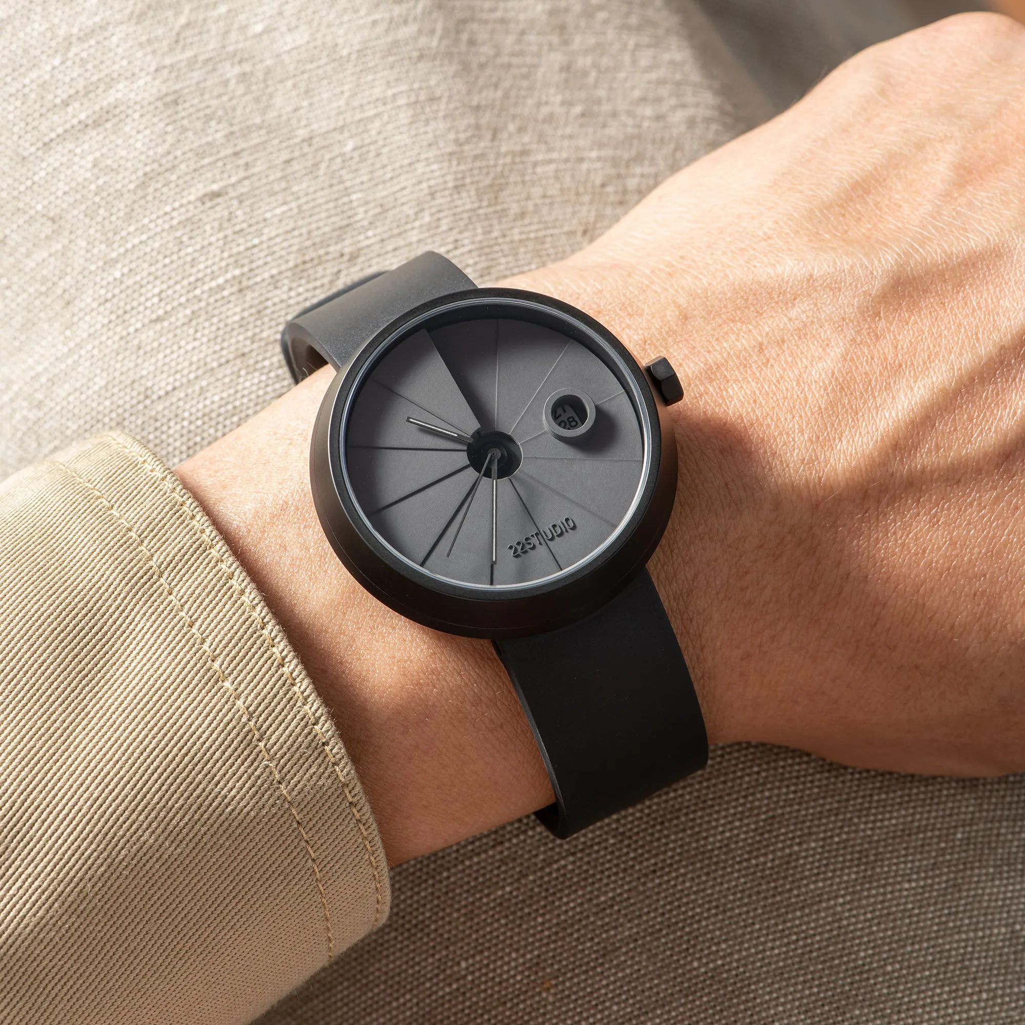 4D Concrete Watch 44mm Shadow Edition