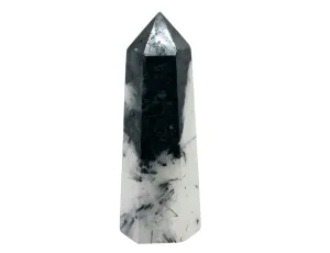 80g Black Tourmaline in Quartz Crystal Tower