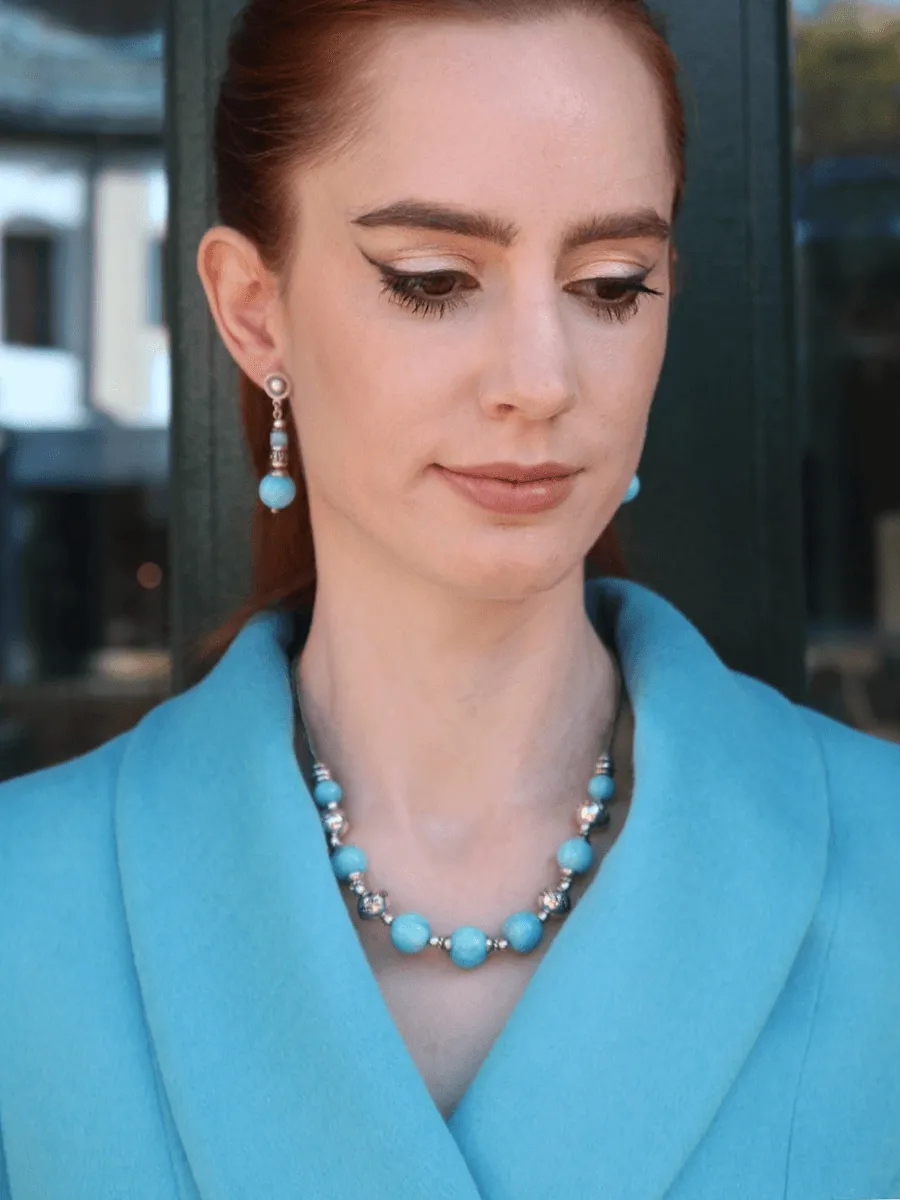 Amazonite Bead Necklace
