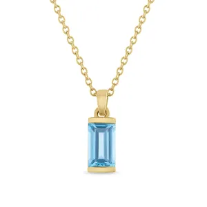 Blue Topaz Bonbon Necklace