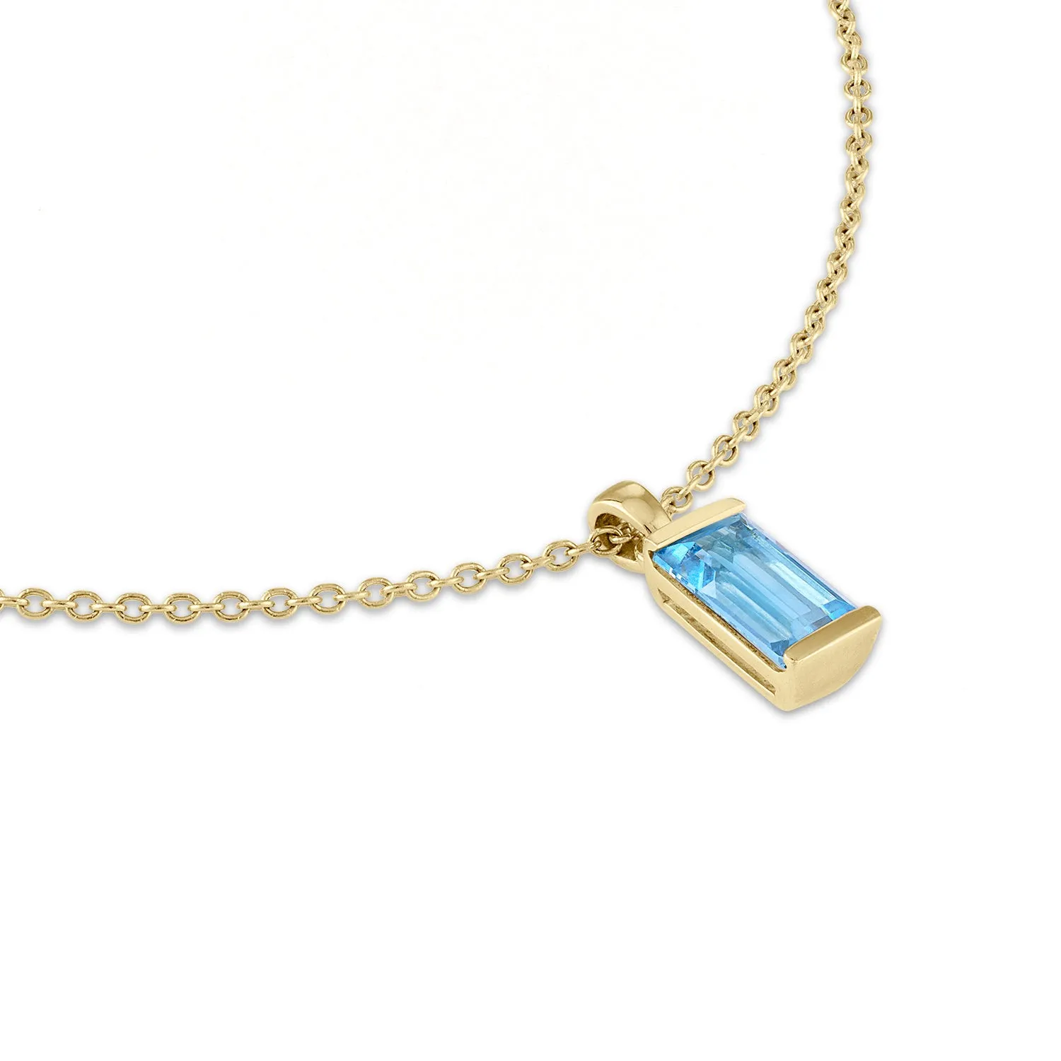 Blue Topaz Bonbon Necklace