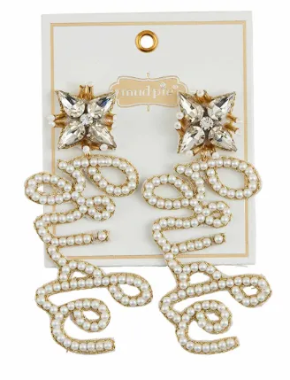 Bride Beaded Earrings