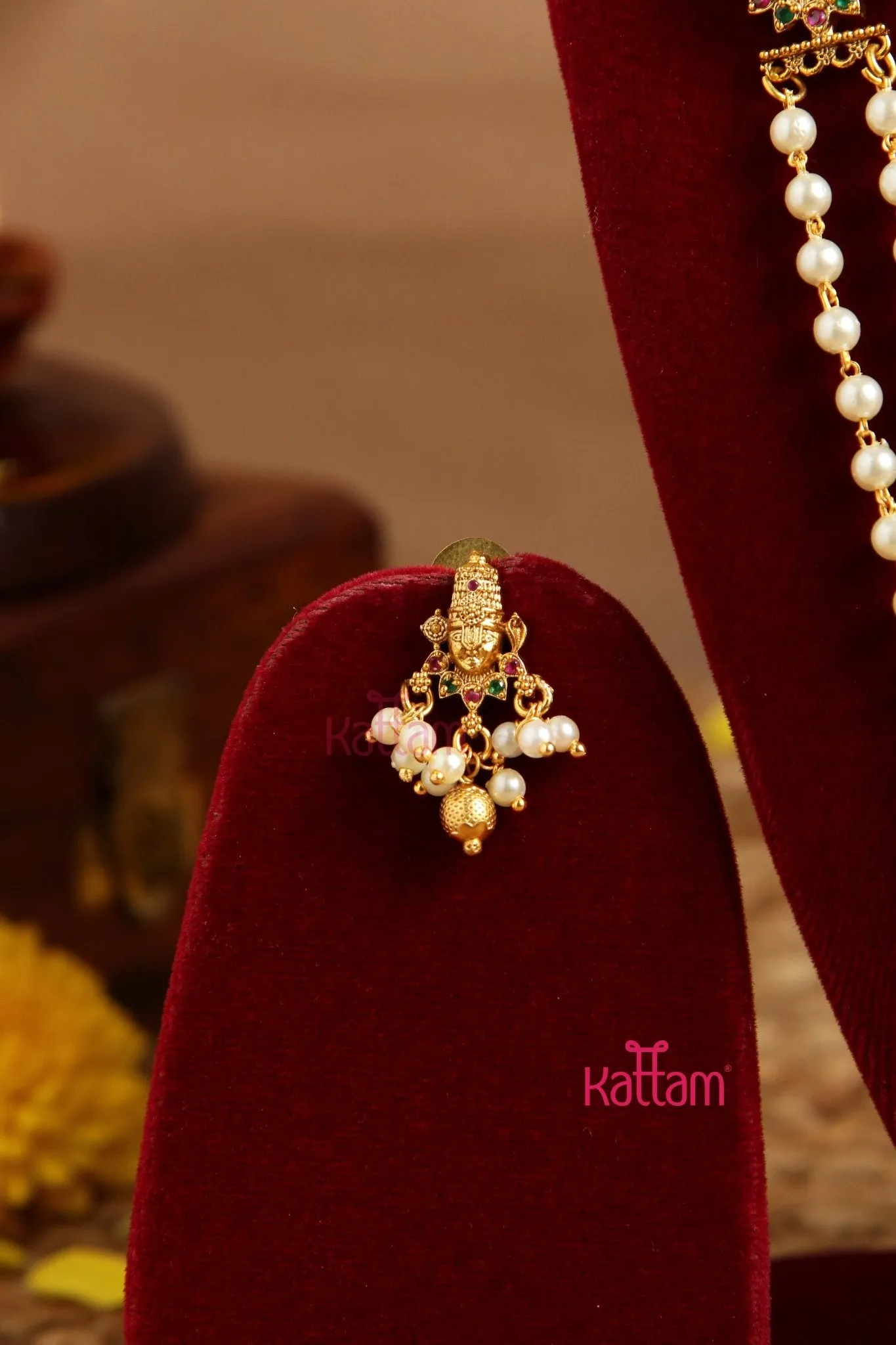 Budgetted Perumal Layered Pearl Mala