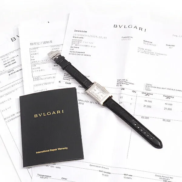 Bvlgari Ladies Watch Diamond Bezel Quartz RTW39G