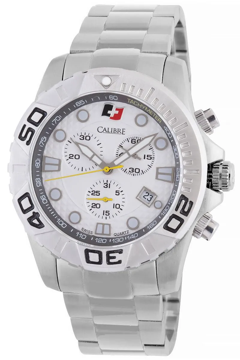 Calibre Men's Akron 42mm Quartz Watch SC-5A2-04-001