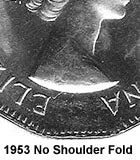 Canada Steel 1953 5 cents  (Elizabeth II) 4.54gr