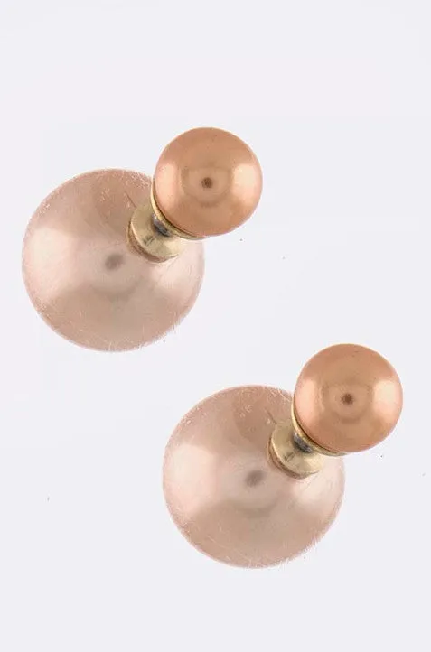 Chocolate Double-Sided Earrings