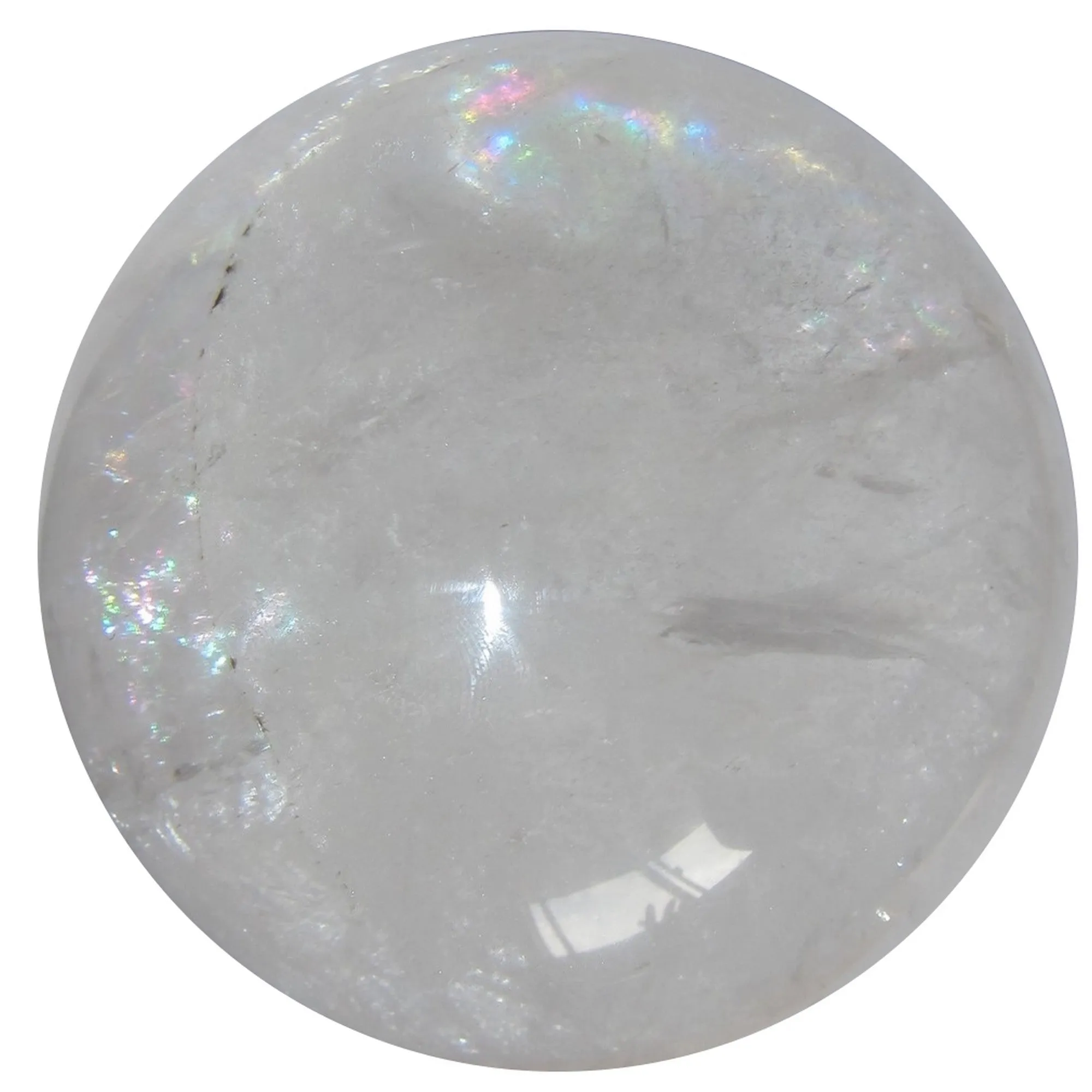 Clear Quartz Sphere Rainbow Crystal Ball