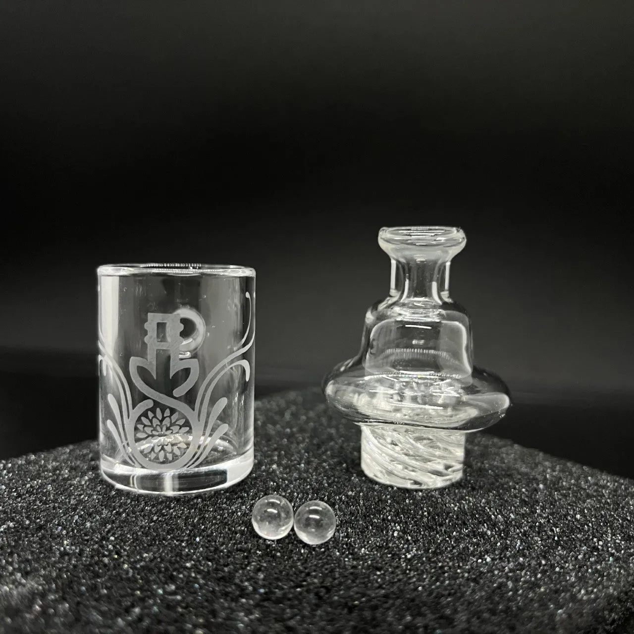 Cyclone Cap Terp Pearl Banger Set