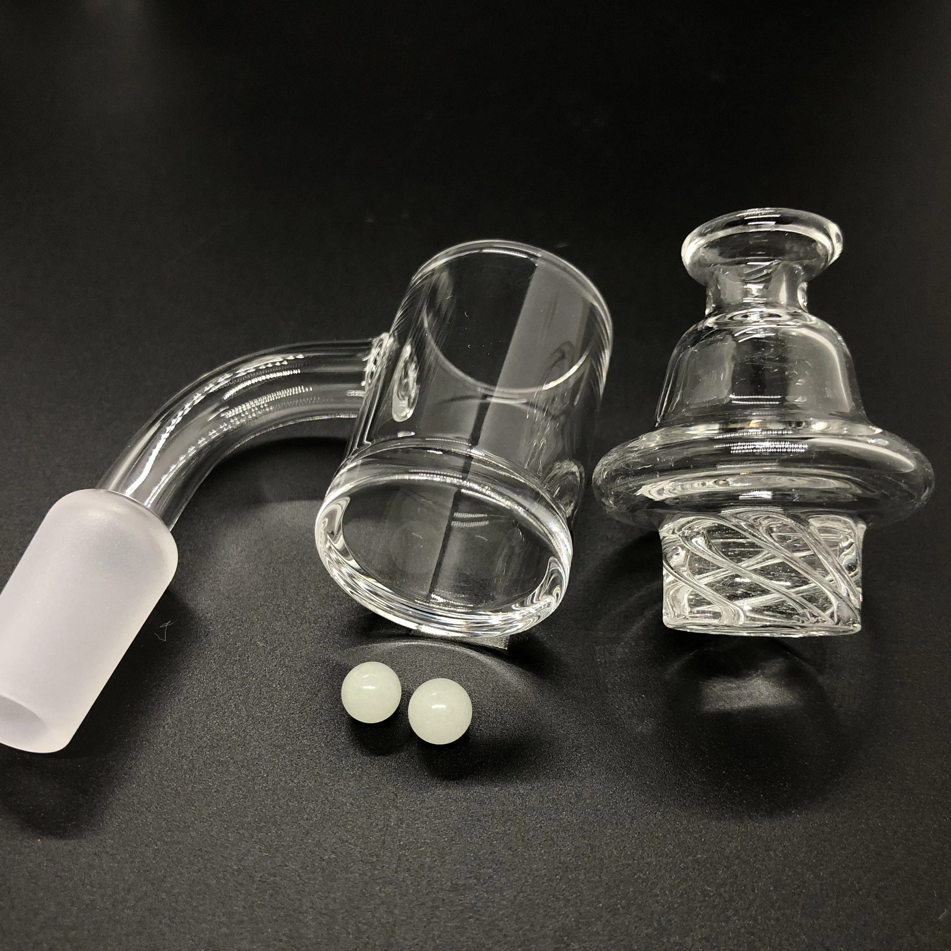 Cyclone Cap Terp Pearl Banger Set