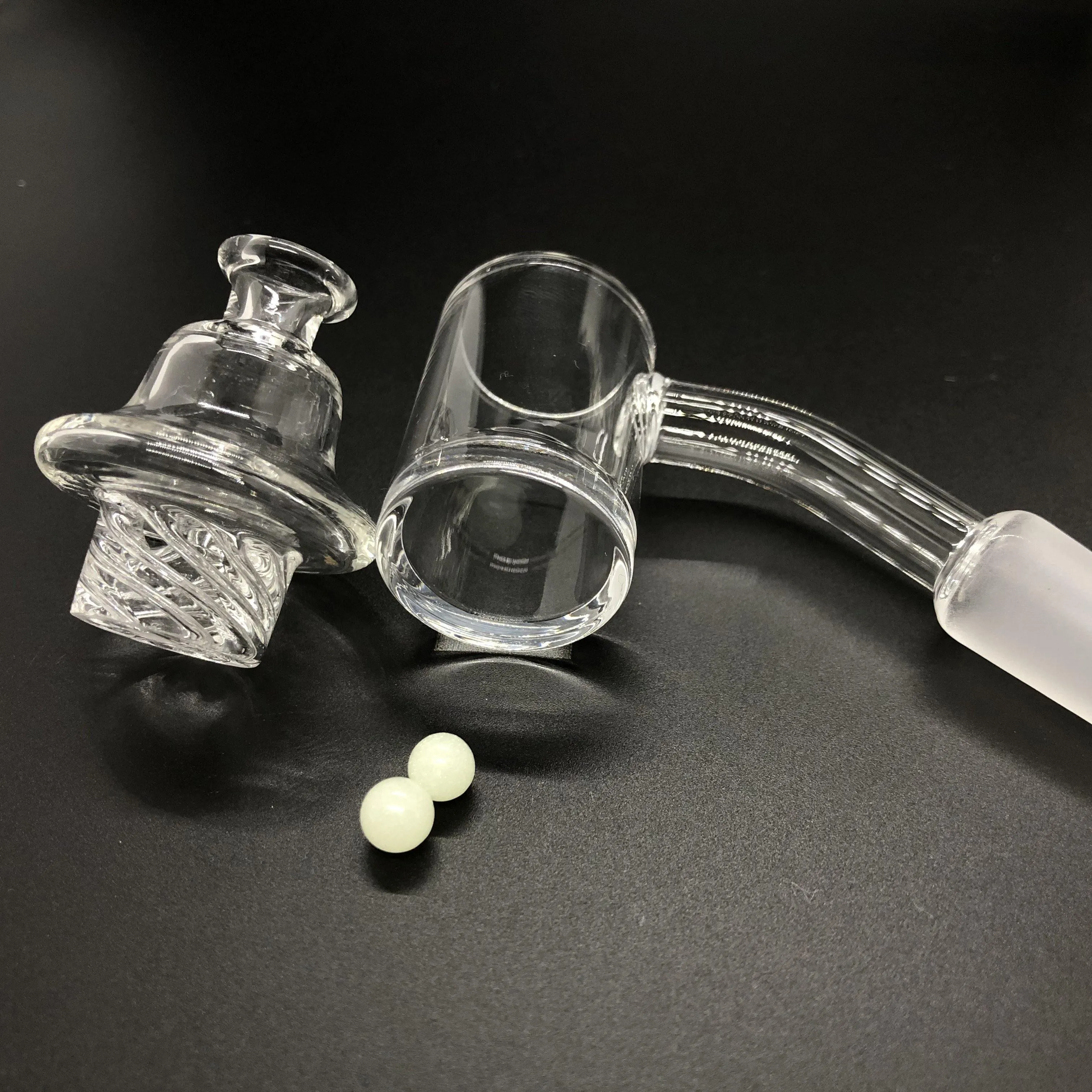 Cyclone Cap Terp Pearl Banger Set
