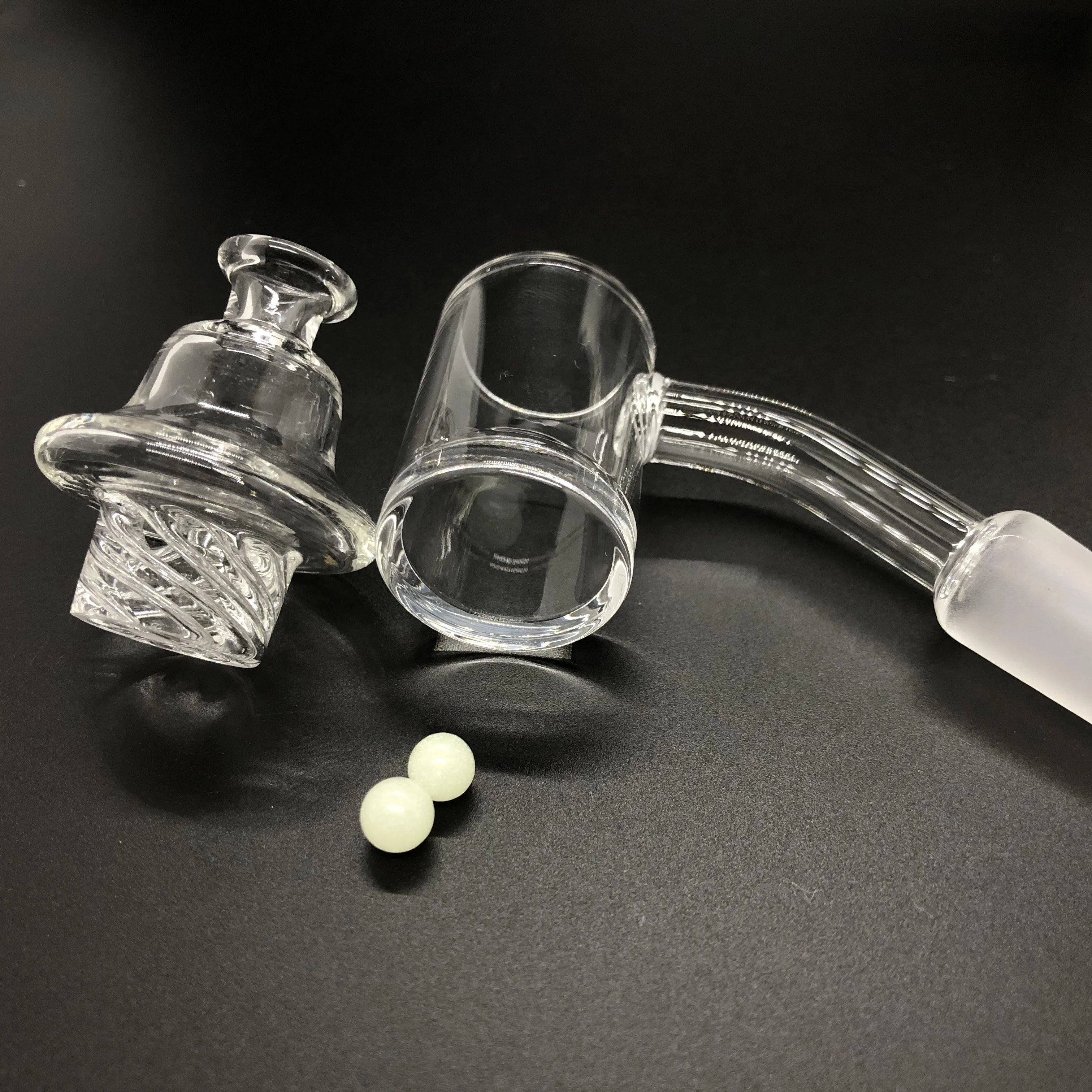Cyclone Cap Terp Pearl Banger Set