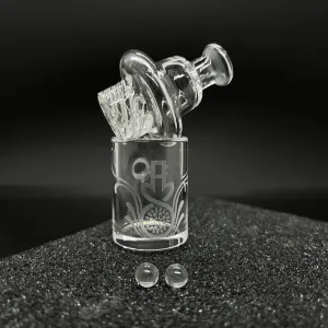 Cyclone Cap Terp Pearl Banger Set