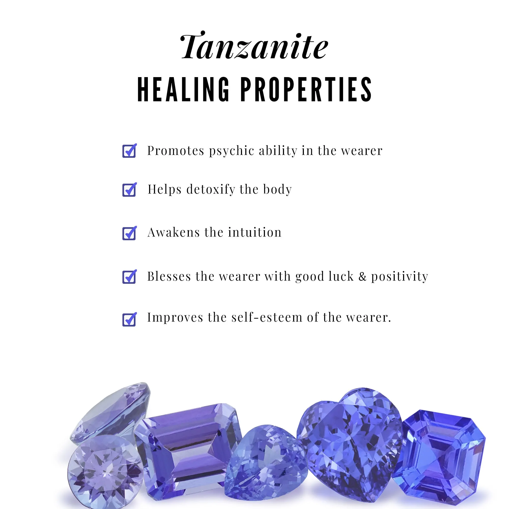 Dainty Tanzanite and Diamond Petal Stud Earrings