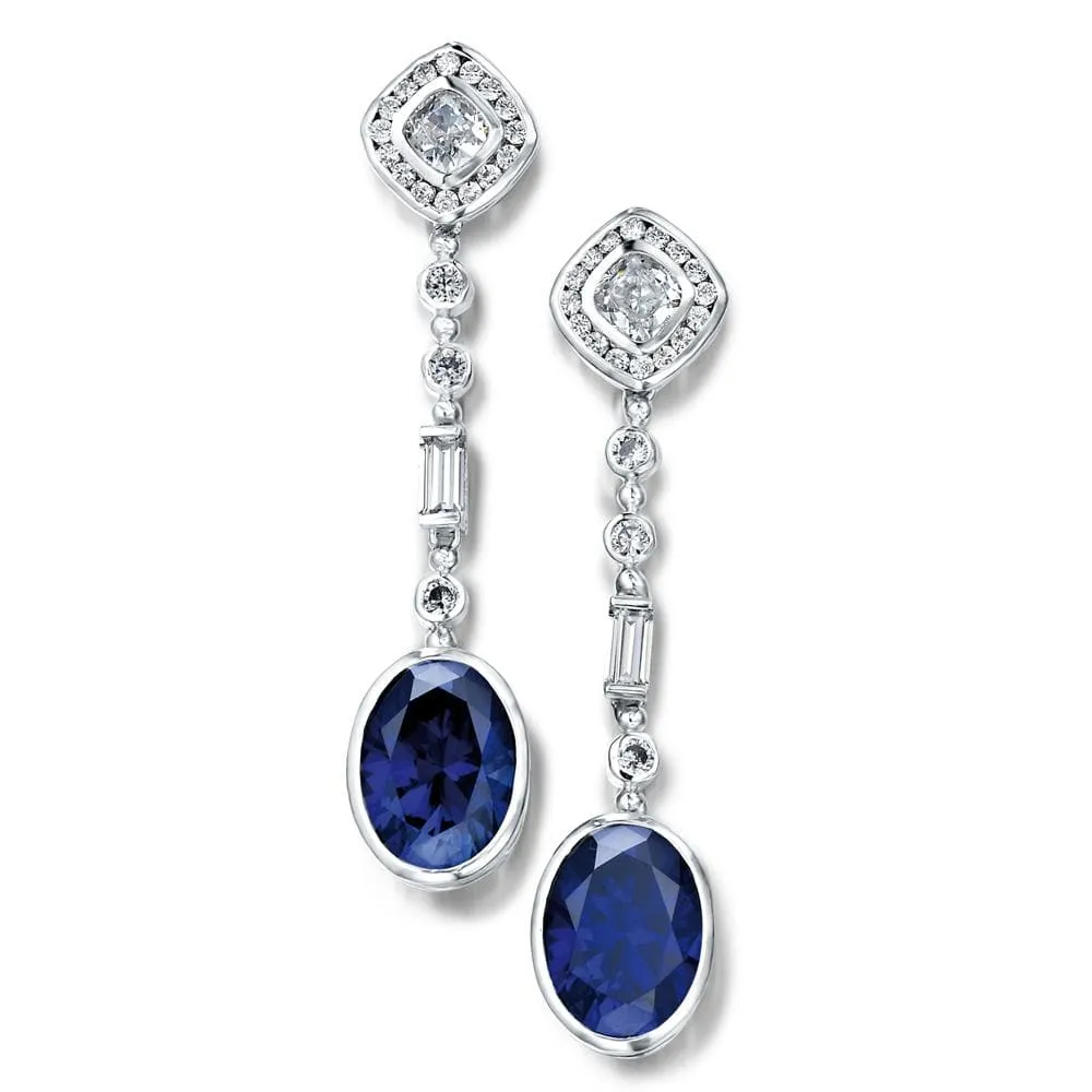 Decadent Drop Tru-Sapphire Earrings
