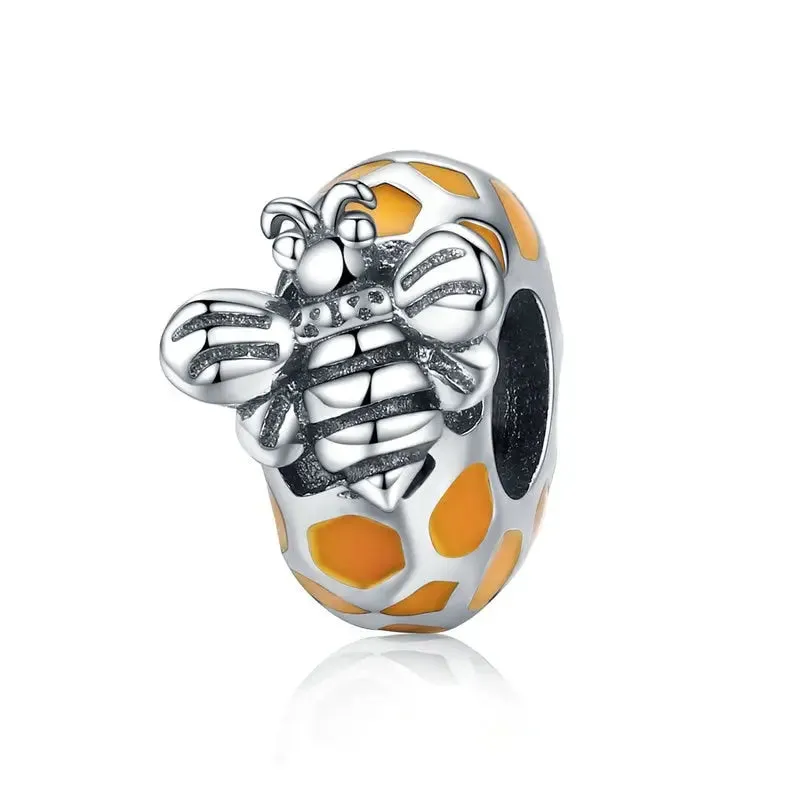 Delicate Bee Ball Charm