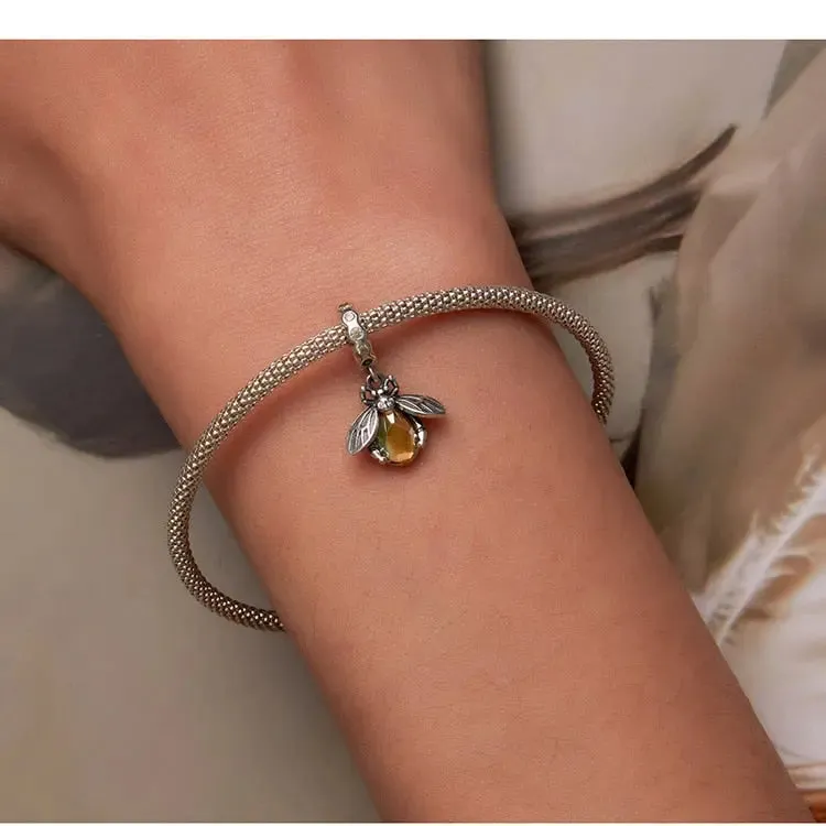 Delicate Bee Ball Charm