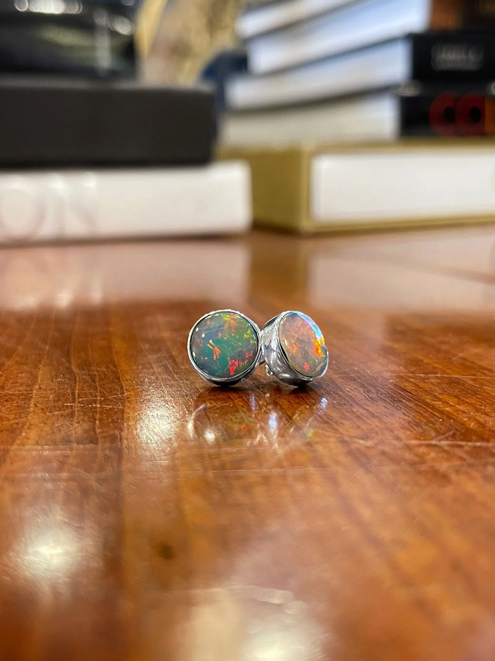 Dowdy Opal Stud Earrings