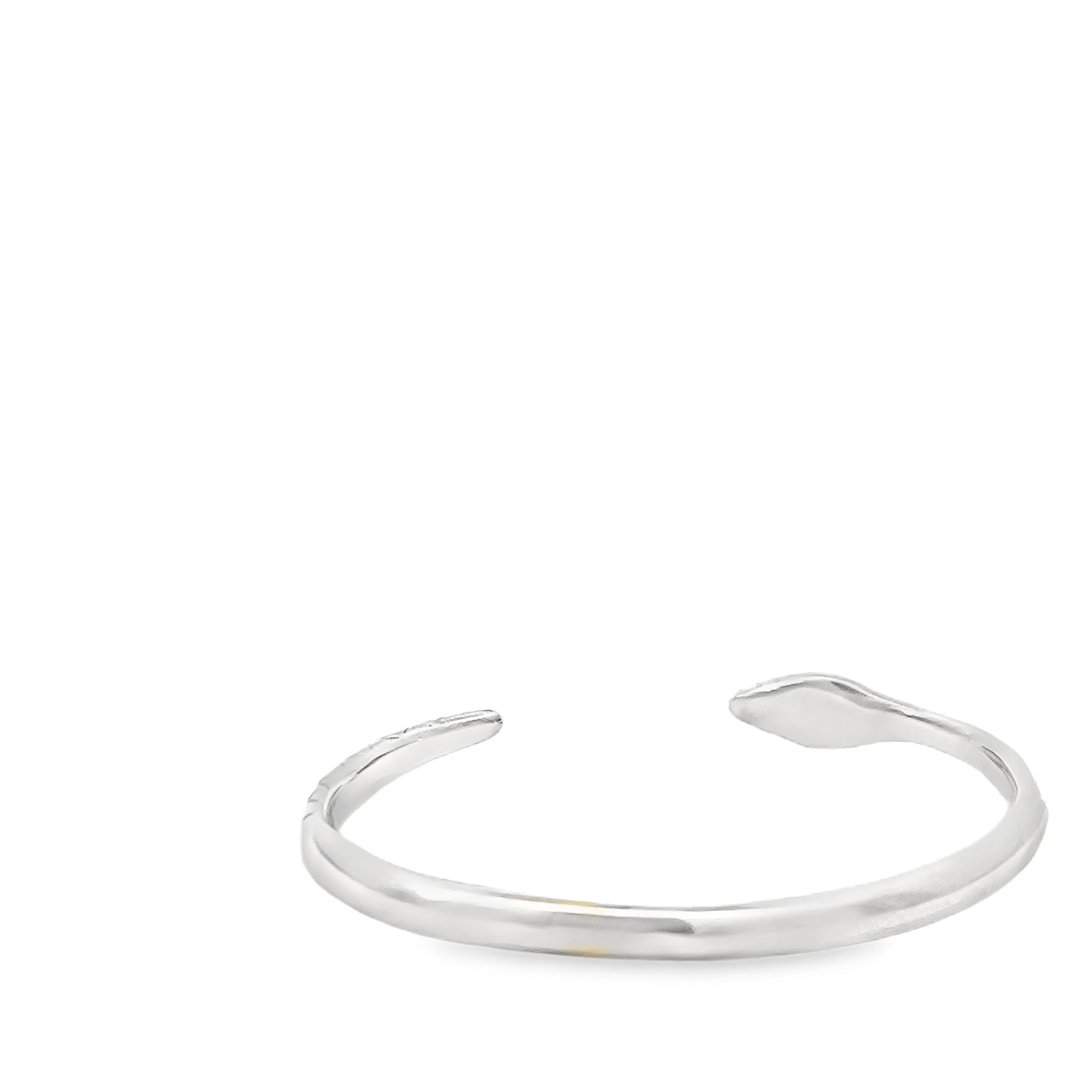 Emerald Eyes Snake Cuff Bracelet