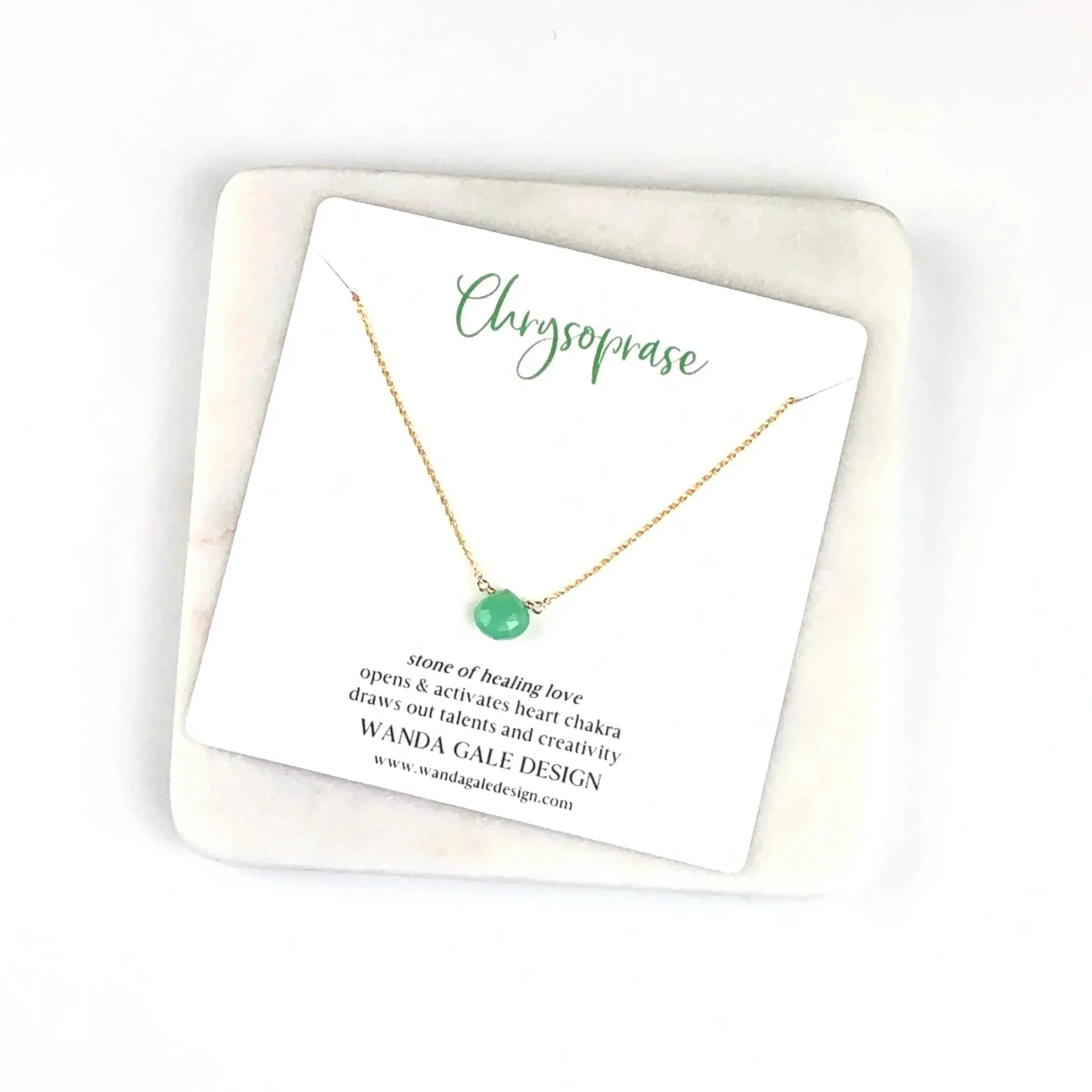 Energy stone necklace - White Topaz