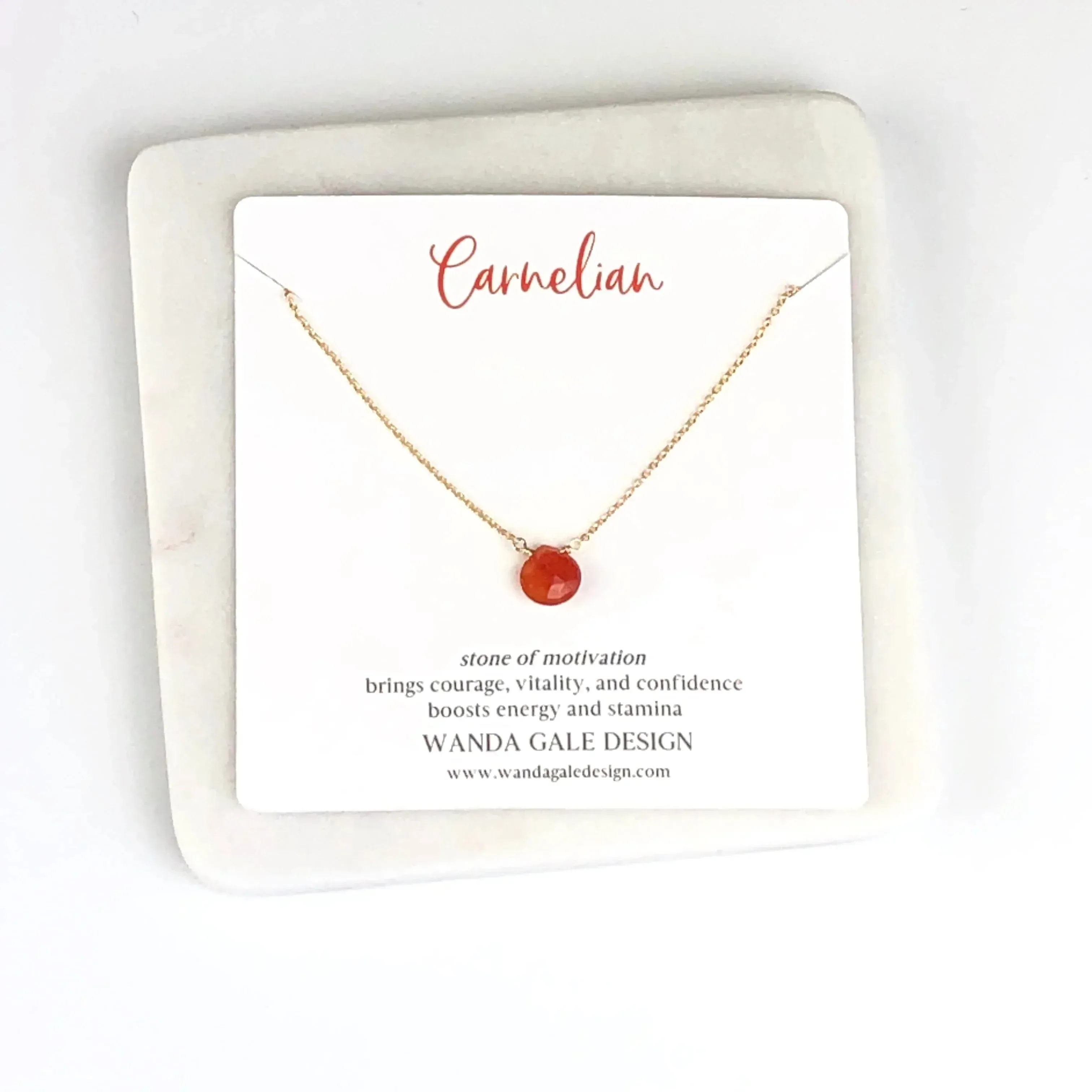Energy stone necklace - White Topaz