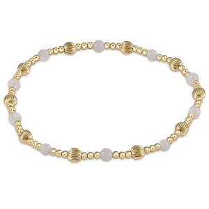 enewton 6.25" Dignity Sincerity Gemstone 4mm Bead Bracelet- Moonstone