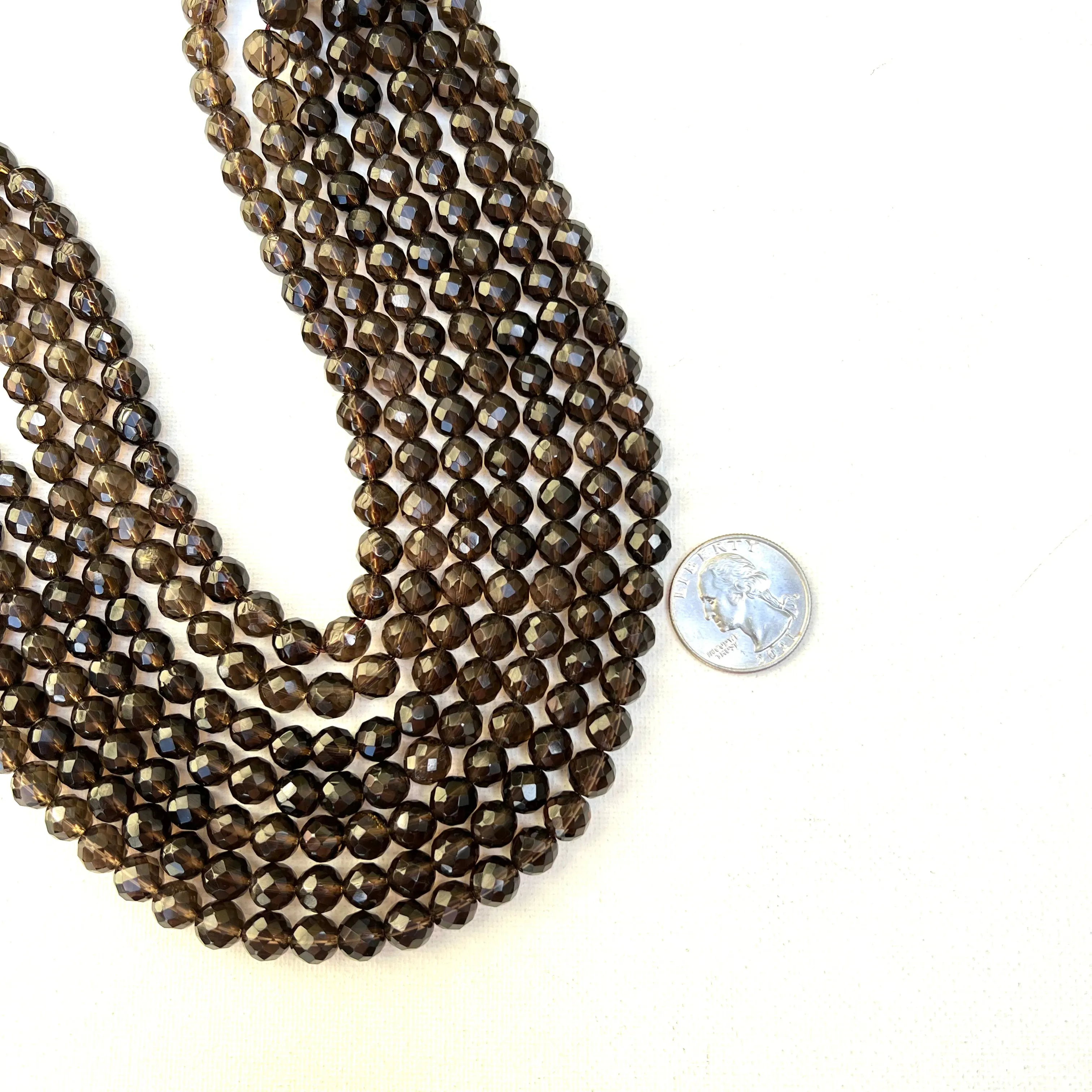 Faceted Smoky Quartz