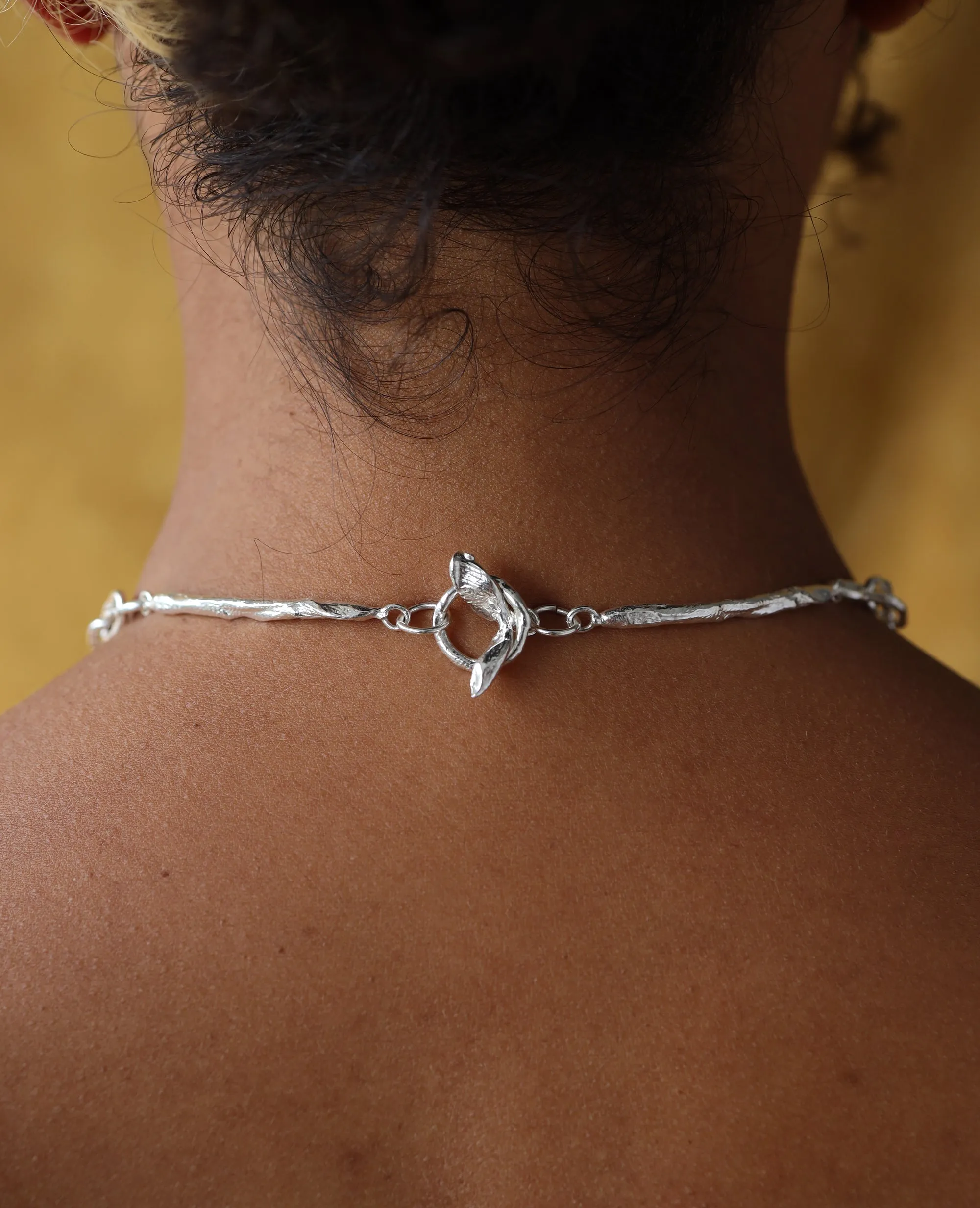 FLORALIS COLLAR // silver necklace