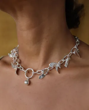 FLORALIS COLLAR // silver necklace
