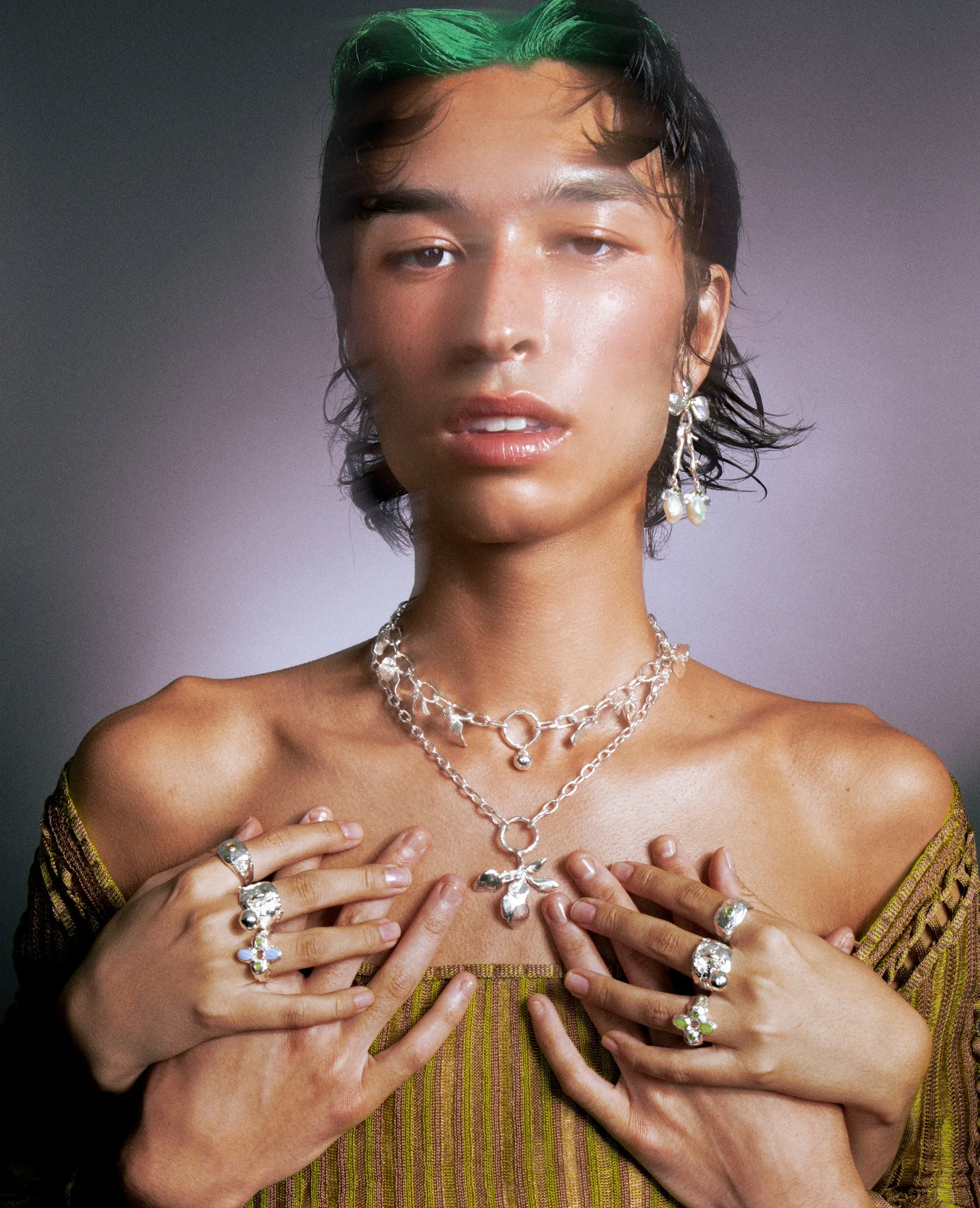 FLORALIS COLLAR // silver necklace
