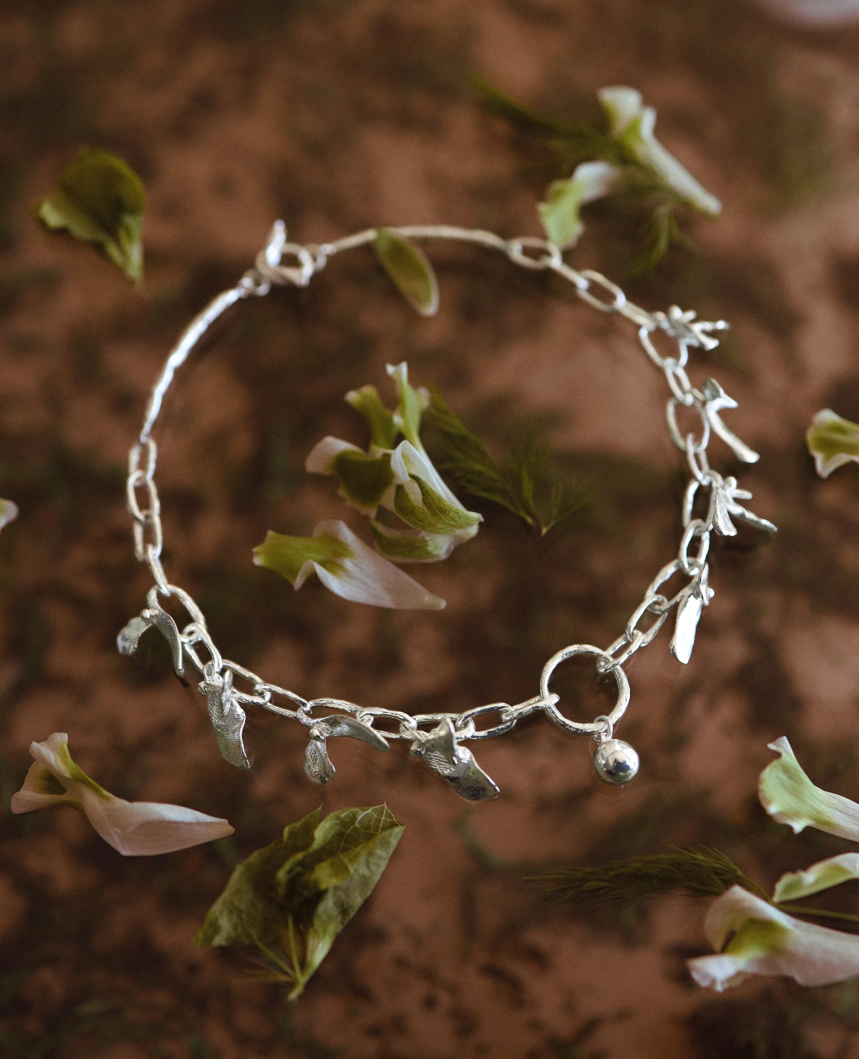 FLORALIS COLLAR // silver necklace