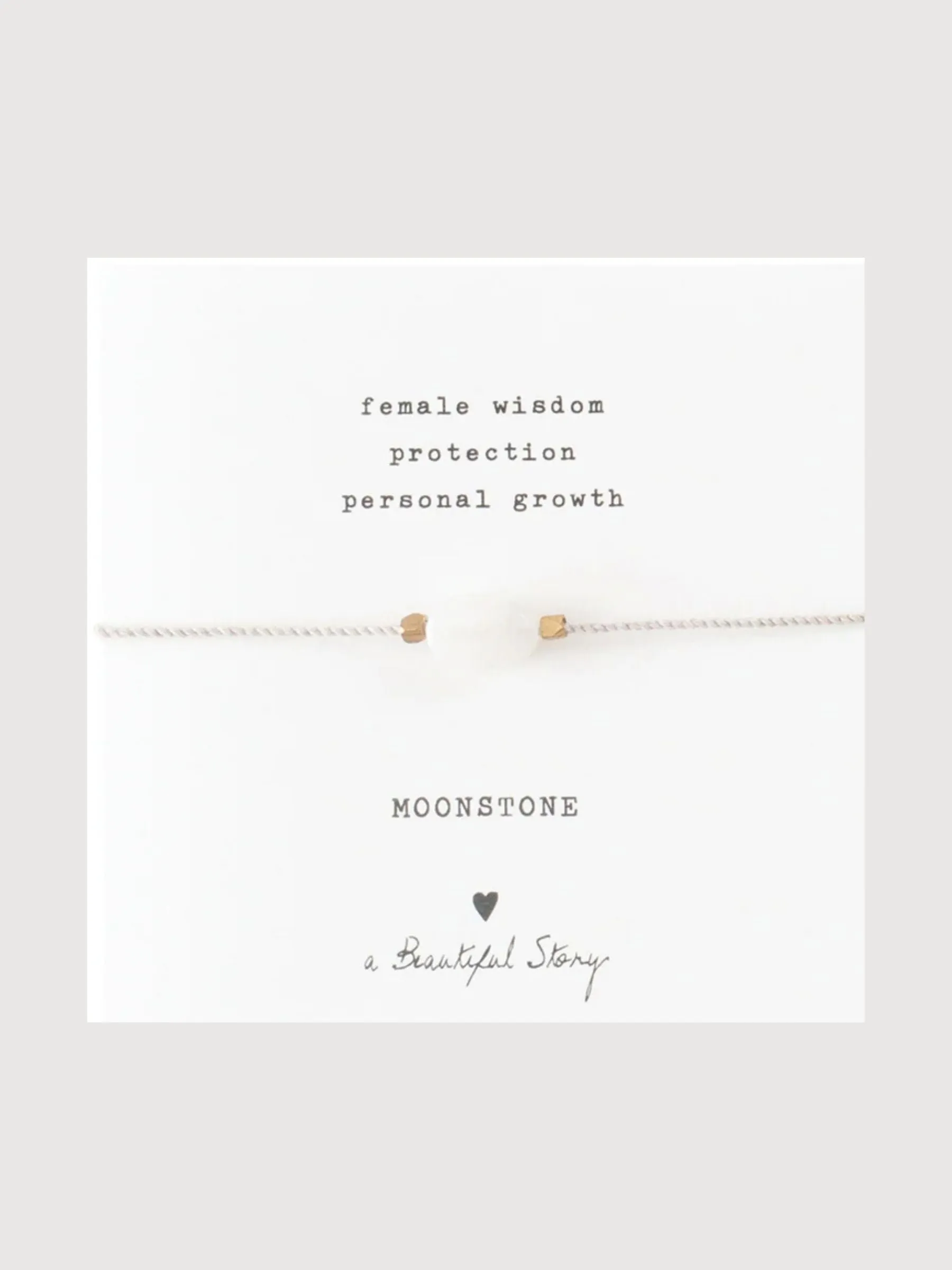 Gemstone Card Moonstone | A Beautiful Story
