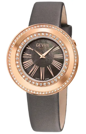Gevril Women's Gandria 36mm Quartz Watch 12252