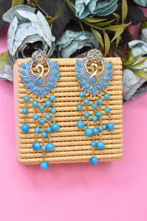 Golden Party Earrings: Oxidized, Fancy, and Designer
