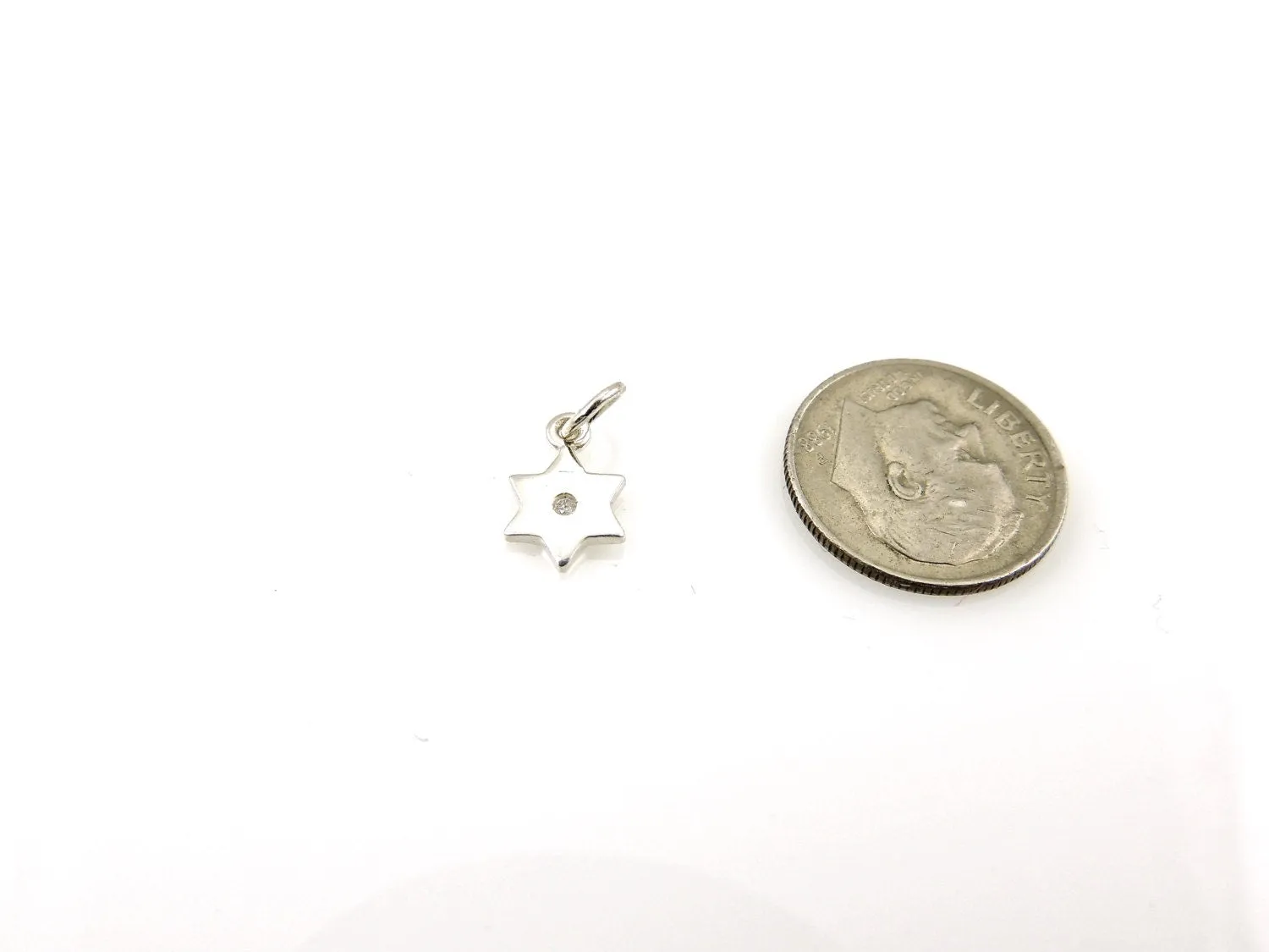 Graceful Star of David Diamond Necklace