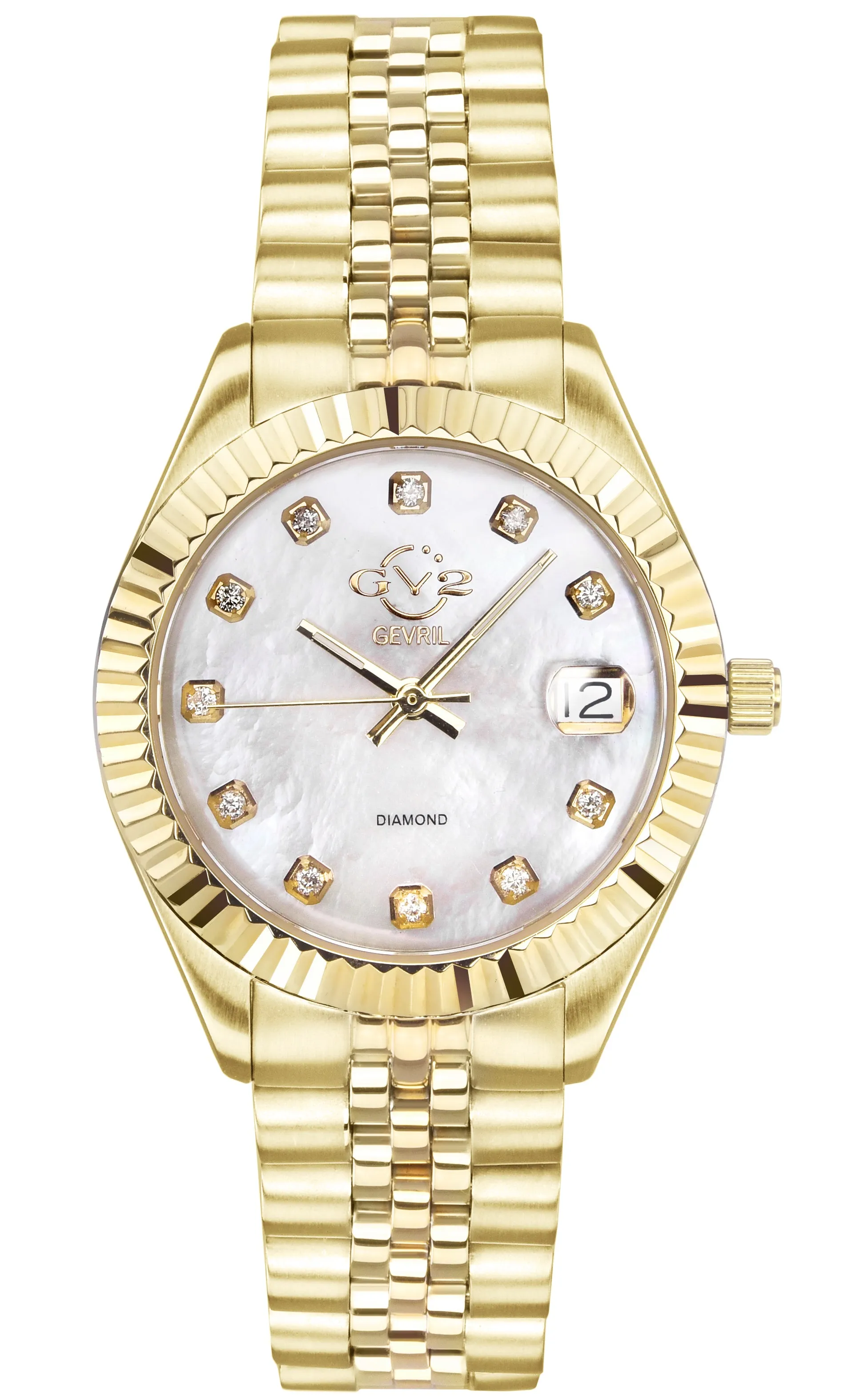 GV2 by Gevril Women's Naples 34mm Quartz Watch 12402
