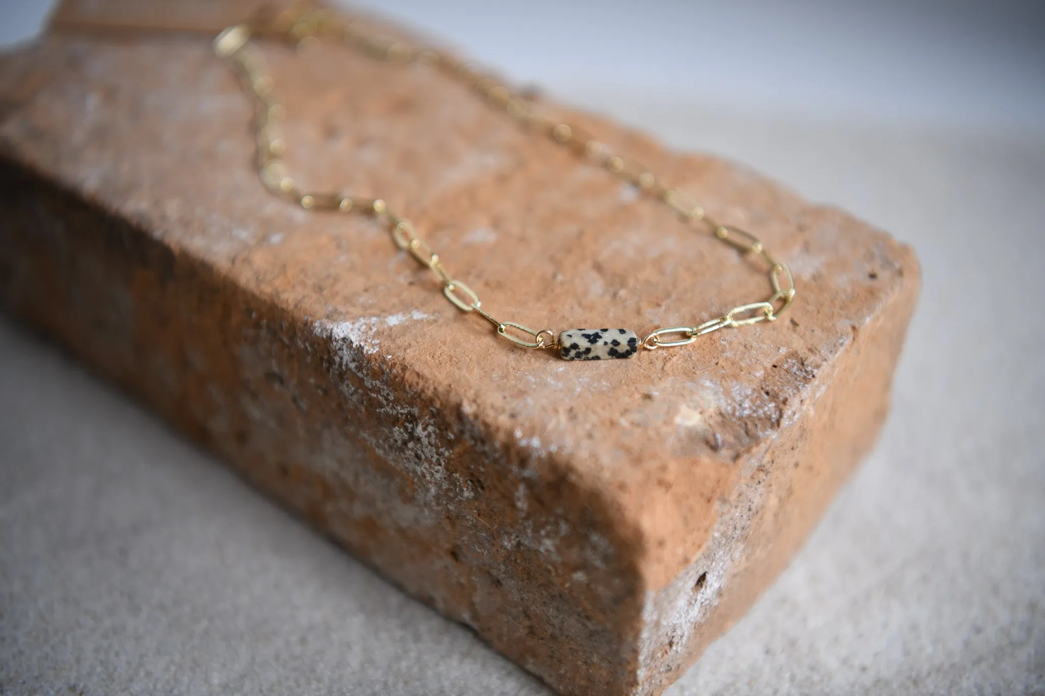In My Dreams Pearl Paperclip Necklace