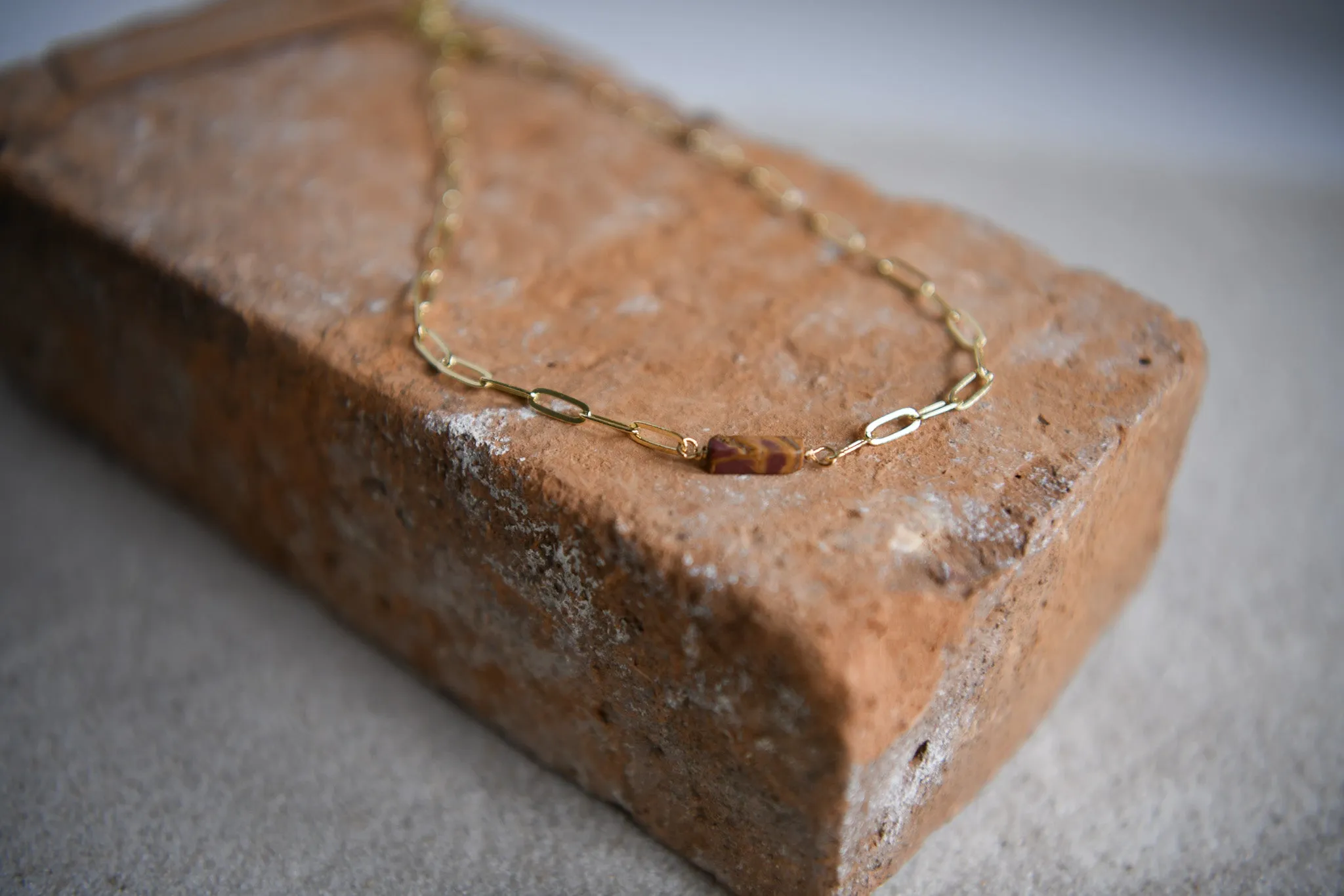 In My Dreams Pearl Paperclip Necklace