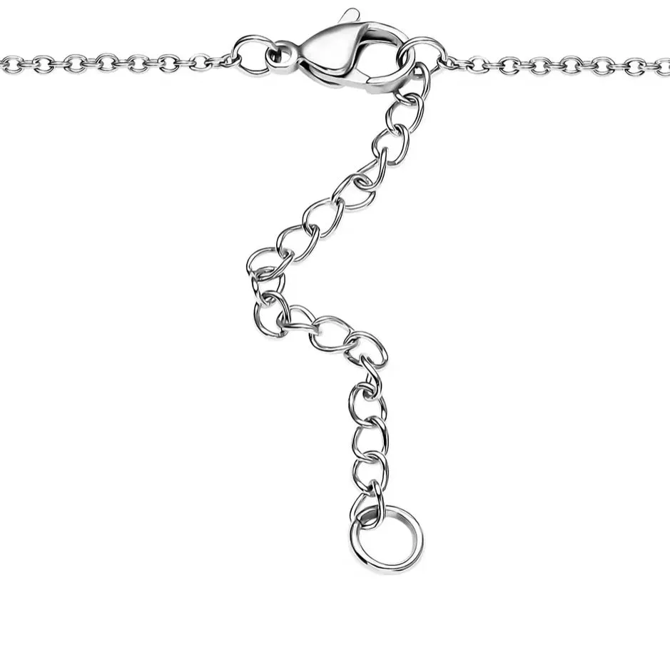 Karis Green Aventurine 5.85 ctw Pear Shape Platinum Chain Necklace 18 Inches New