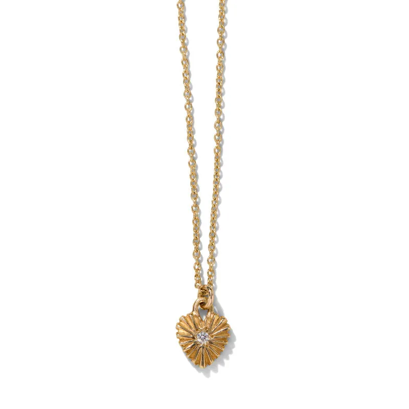Kora Necklace, White Topaz, Gold