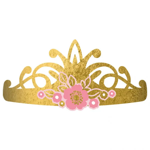 Krönchen Prinzessin "Princess for a day", 8er Pack