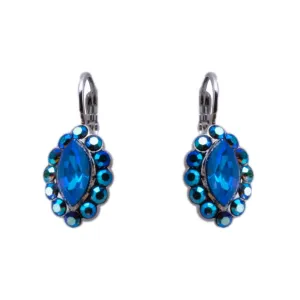 Marquise Halo Leverback Earrings in "Fairytale" *Custom*