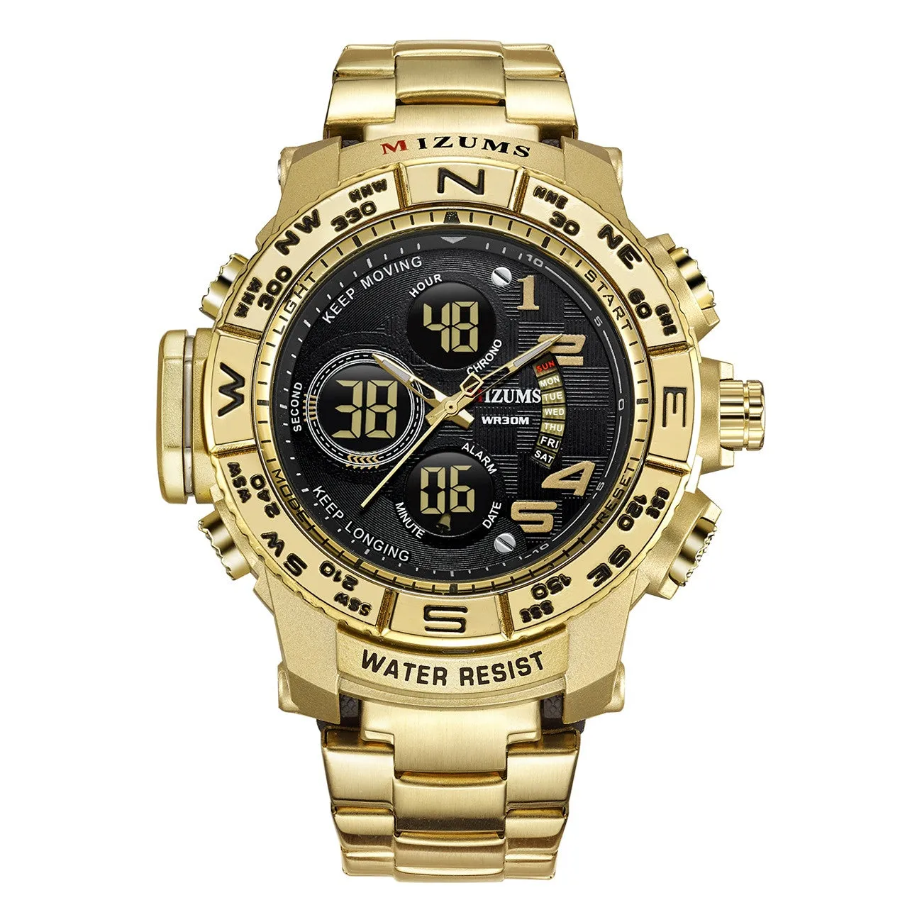Men's Watch Sports Watch Quartz Watch Steel Belt Men's Watch Electronic Watch