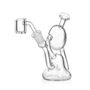Mooky Mini 14cm Glass Dab Rig with 14mm Banger