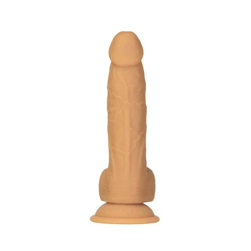 Naked Addiction 8in Dual Density Dildo Caramel