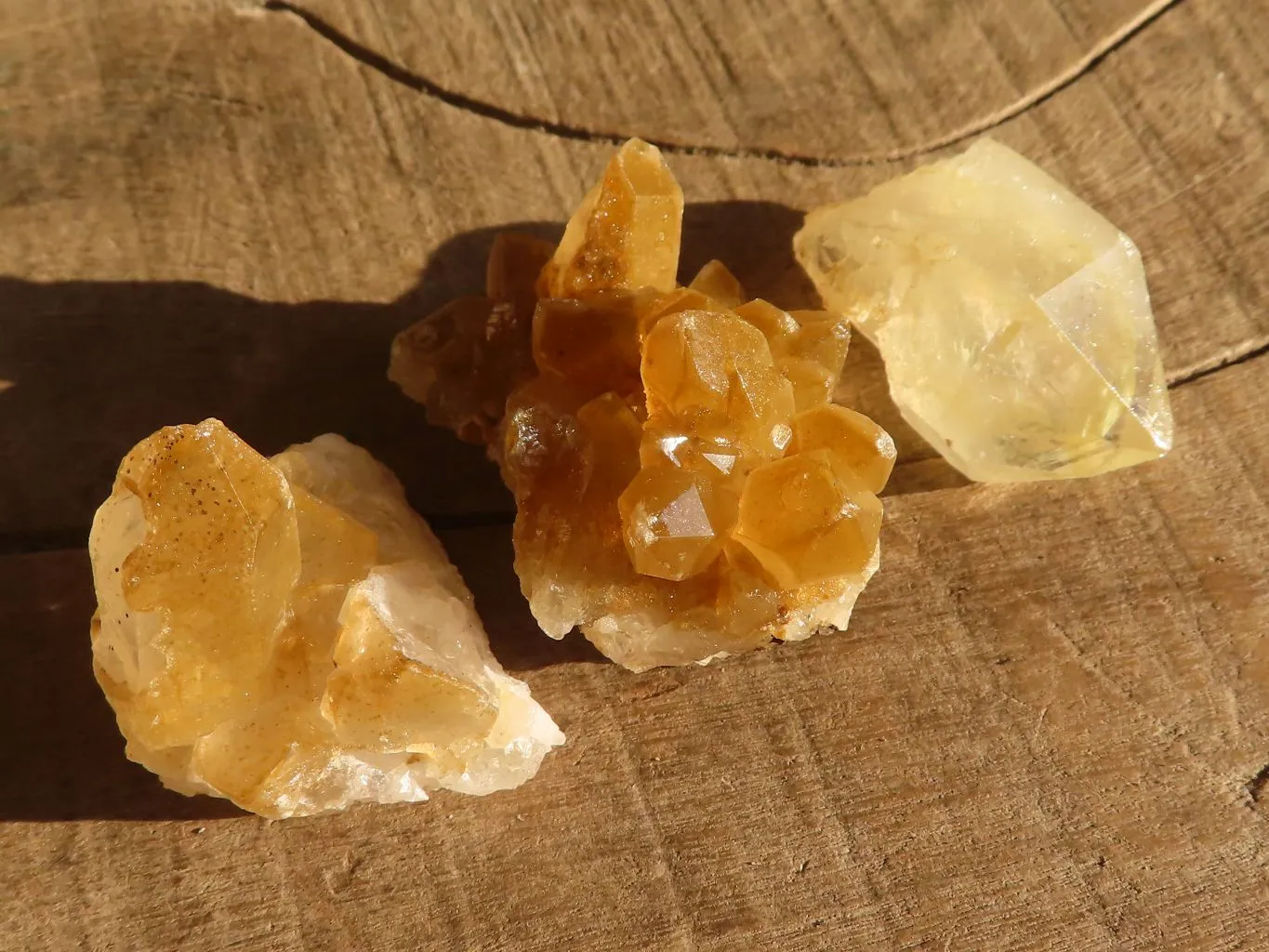 Natural Mini Limonite Quartz Clusters x 52 From Solwezi, Zambia