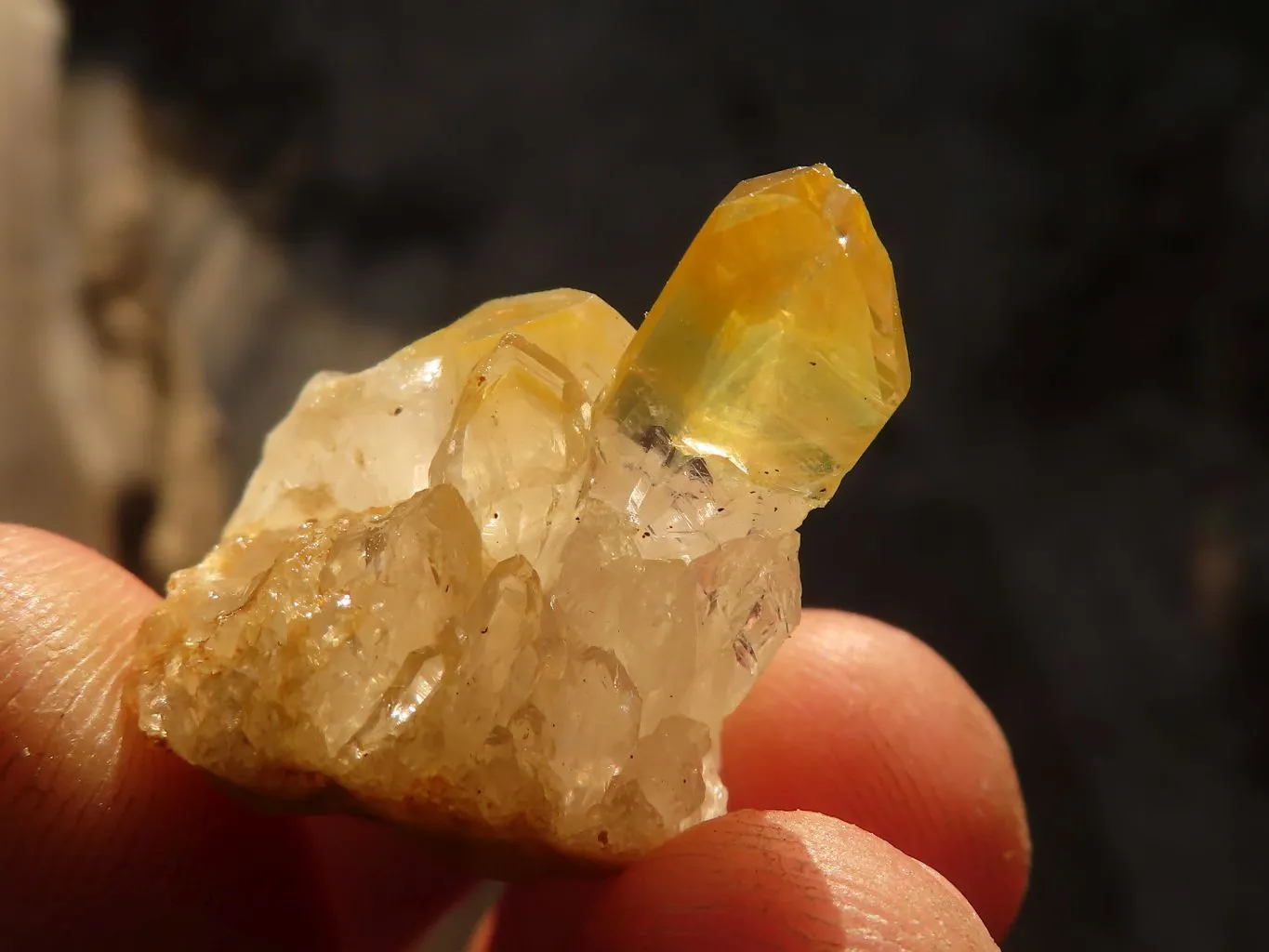 Natural Mini Limonite Quartz Clusters x 52 From Solwezi, Zambia