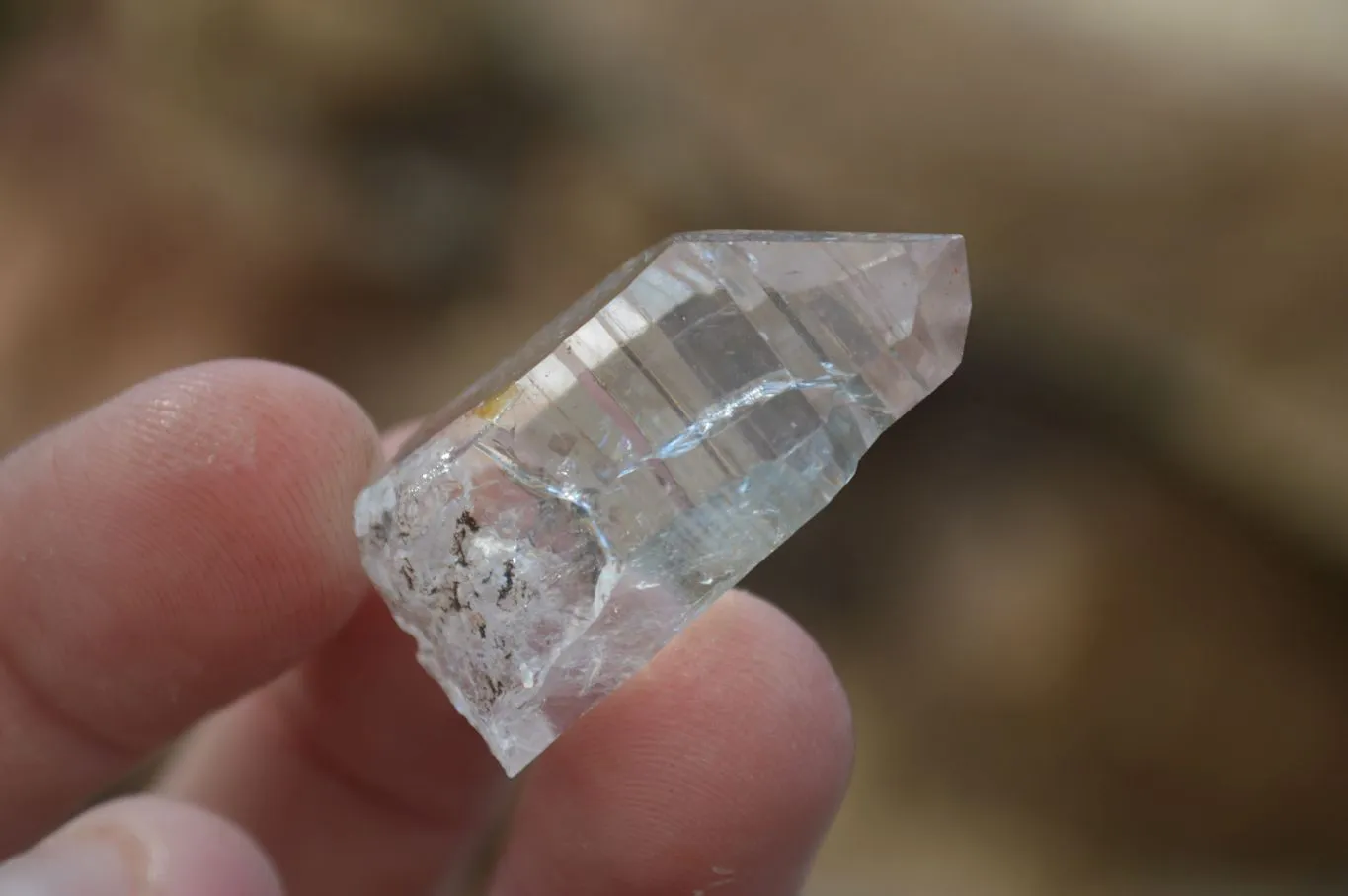 Natural Mixed Selection Of Brandberg Quartz Crystals x 70 From Brandberg, Namibia
