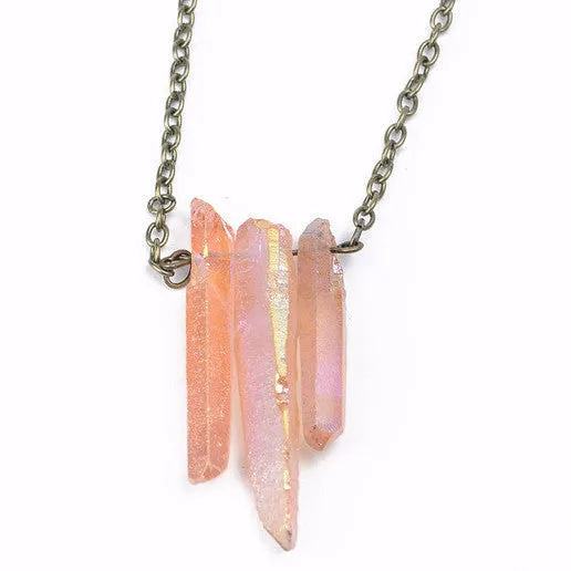 Natural Raw Quartz Pendant
